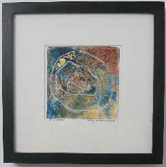 Sarah Ollerenshaw - Halo Head monoprint